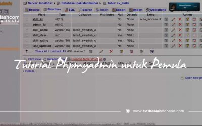Tutorial php myadmin untuk Pemula hingga membuat database mysql