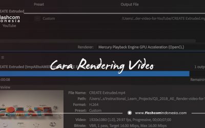 Sangat mudah ! Inilah Cara rendering video menggunakan After Effect