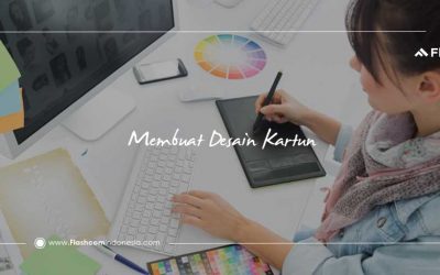 4 Langkah belajar Membuat desain kartun menggunakan software corel draw
