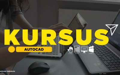 Kursus Autocad bersama Flashcom dapat belajar dari basic to advance dalam membuat Desain 2D dan 3D