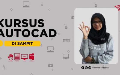 Kesulitan belajar Autocad? Ikuti kursus autocad di Sampit yang diselenggarakan Flashcom bersama senior interior designer
