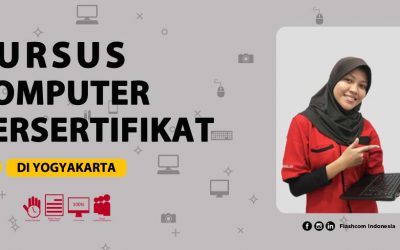 Full praktik membangun website melalui kursus komputer bersertifikat di Yogyakarta bersama Flashcom