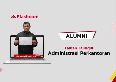 Alumni Kursus Administrasi Perkantoran bersama Flashcom