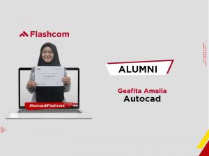 Alumni Kursus Autocad bersama Flashcom Indonesia cab Palangkaraya