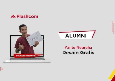 Alumni Kursus Desain Grafis bersama Flashcom