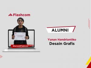 Alumni Kursus Desain Grafis bersama Flashcom Indonesia cab Medan