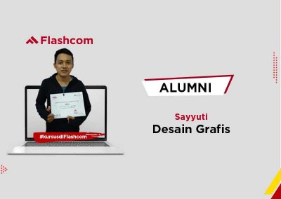 Alumni Kursus Desain Grafis di Flashcom Indonesia cab Medan