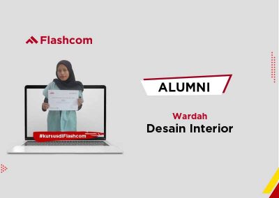Alumni Kursus Desain Interior bersama Flashcom Indonesia