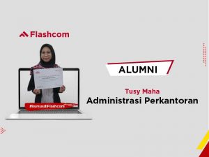 Alumni Pelatihan Administrasi Perkantoran bersama Flashcom Indonesia