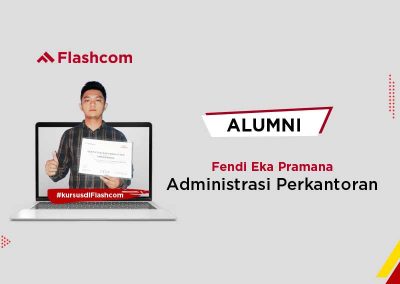 Alumni Pelatihan Administrasi Perkantoran di Flashcom cab Medan