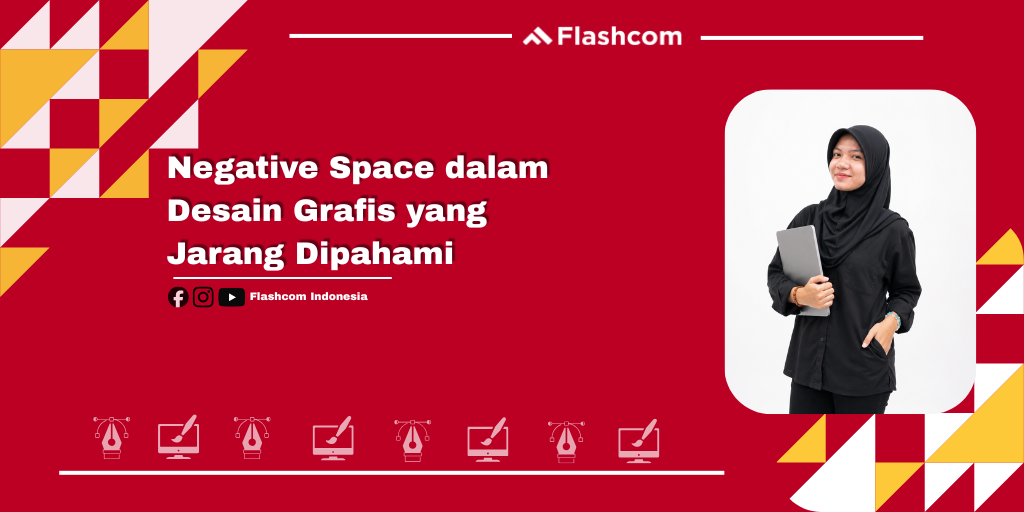 Negative Space dalam Desain Grafis yang Jarang Dipahami