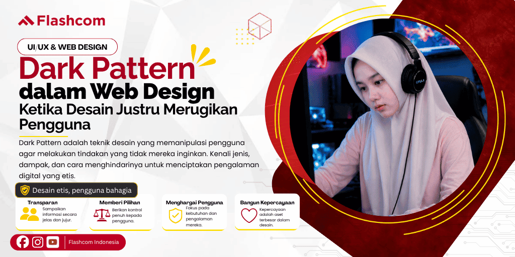 Dark Pattern dalam Web Design: Ketika Desain Justru Merugikan Pengguna