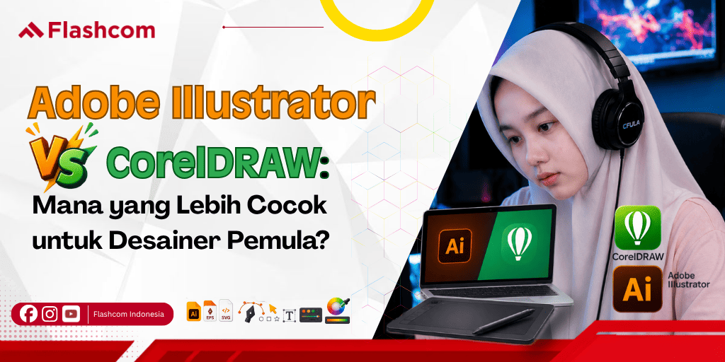 Adobe Illustrator vs CorelDRAW: Mana yang Lebih Cocok untuk Desainer Pemula?